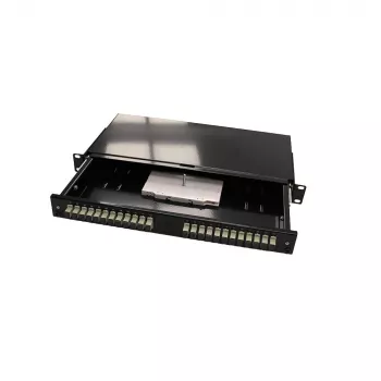 Caja de distribución de fibra óptica Lanview LSB105BL 24 puertos SC, montaje interior