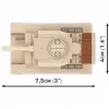 Set de construcción Cobi Panzer III Ausf.L — 103 piezas, edad recomendada 6+, beige