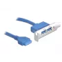 Cable USB 3.0 DeLOCK 82976 2 x USB 3.0-A 0,4 m