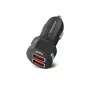 Cargador para coche ESPERANZA EZ110 negro – entrada 12–24 V, 2× USB-A 2,1 A, Quick Charge 3.0, 36 W