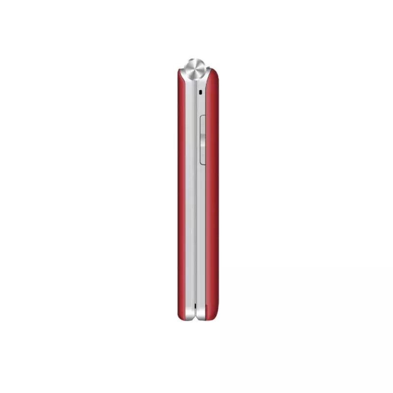 Maxcom MM835L teléfono de tapa 4G, Dual SIM, 3,5 pulgadas (8,89 cm), USB-C, rojo
