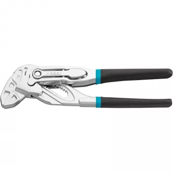 Llave de presión Hazet 762-12, 125 mm, ajuste rápido, negro/azul