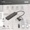 Hub USB, Digitus, DA-70235, 4 puertos, USB 3.2 Gen 1, Type-A y Type-C, 12000 Mbit/s