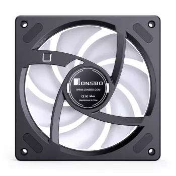 Ventilador de carcasa 120mm PWM ARGB Jonsbo ZB-120 Reverse Blade, negro