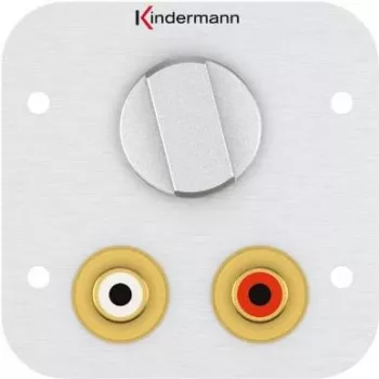 Toma de corriente 2 x RCA Kindermann 7441000518