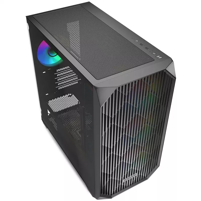 Sharkoon MK3 RGB Micro Tower Negra