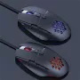 Ratón con cable Lumi Legend WM03G-16, USB Type-A, óptico, 7200 DPI, Juoda
