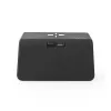 WCACQ30BK, Despertador digital, rectangular, negro, Acrilonitrilo butadieno estireno (ABS)