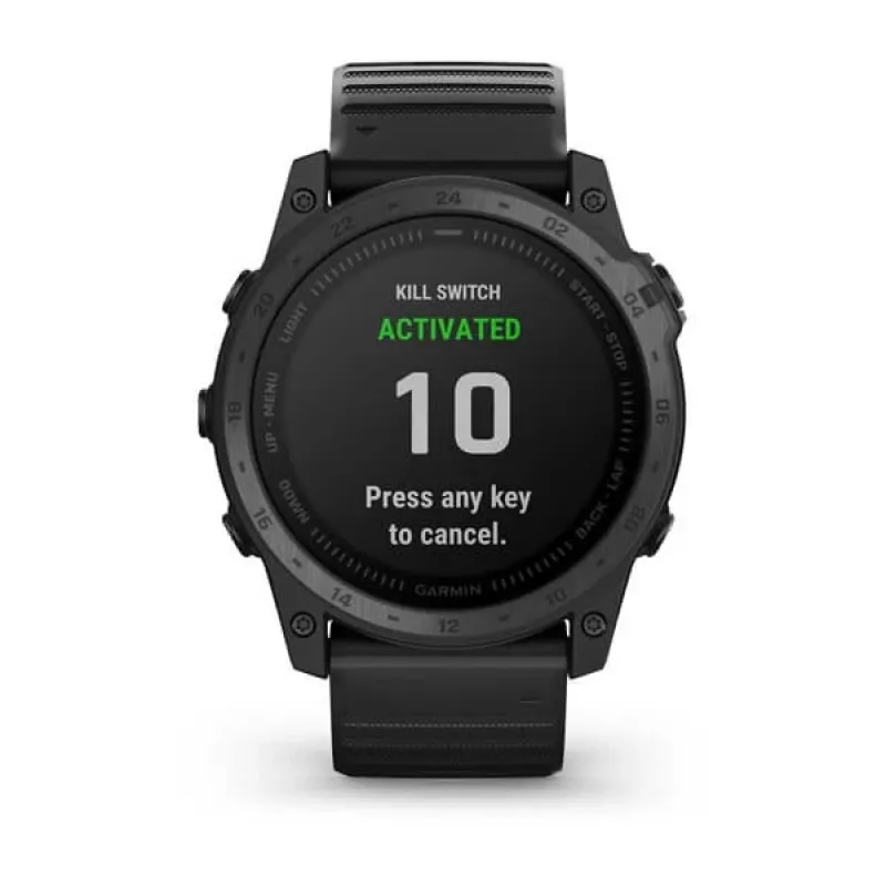 Garmin tactix 7 Standard Edition 010-02704-01 reloj inteligente GPS, 51 mm, pantalla de 3,56 cm (1,4"), polímero reforzado con fibra, correa de silicona, negro