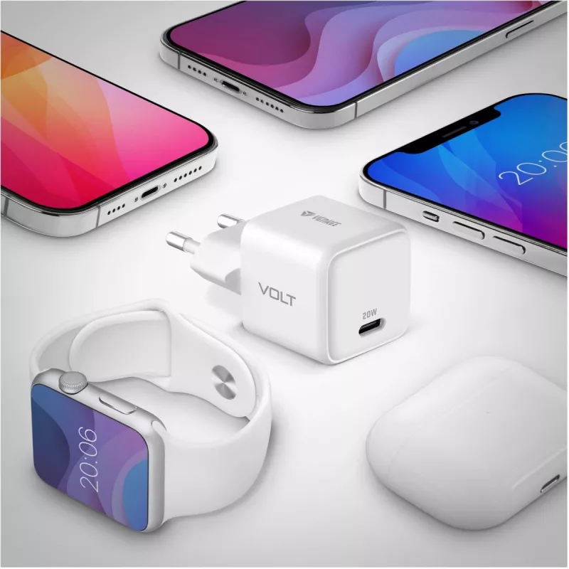 Fuente de alimentación USB-C YENKEE YAC G20 20W 3A Power Delivery