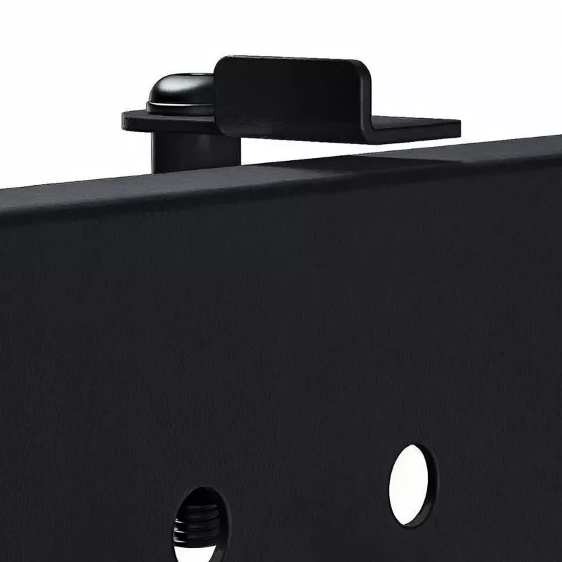 Separador / organizador de escritorio Ergo Office, carga máx. 10 kg, pizarra blanca, ancho 1116 mm, negro, ER-301 B
