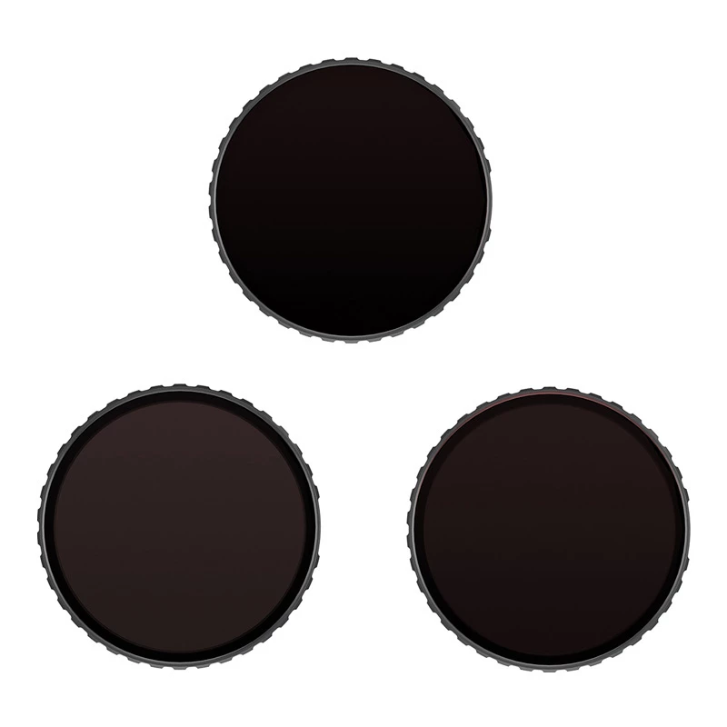 Set de filtros ND para cámara DJI Osmo Action negro ND8 ND16 ND32