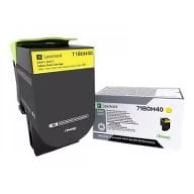 Lexmark 71B0H40 cartucho de tóner para CS417/CS517/CX417/CX517, amarillo, alto rendimiento
