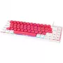 Teclado gaming GAMIAC TKL69G SF, Kailh azul - blanco/rojo