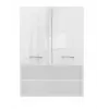 Armario de baño Topeshop POLA MINI DK en blanco brillo blanco