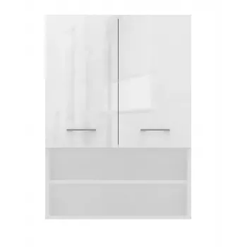 Armario de baño Topeshop POLA MINI DK en blanco brillo blanco