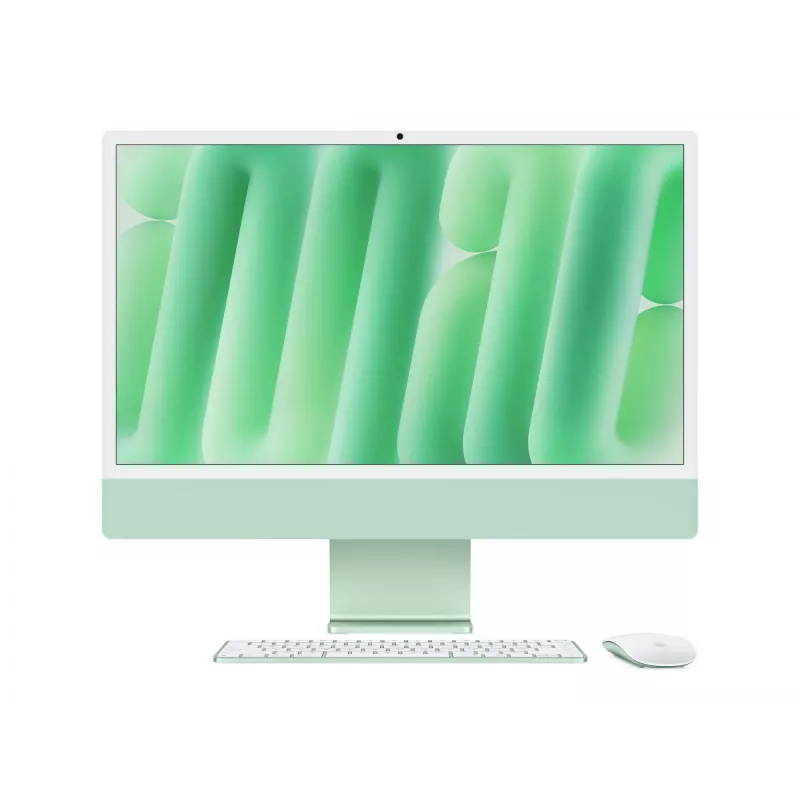 iMac 24 inch: M4 10/10, 16 GB, 512 GB SSD – verde