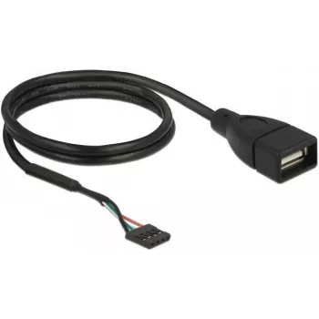 Cable USB DeLOCK 85671 0,6 m negro