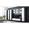 Armario cerrado Cama VIGO '180' 180/40/30 roble Sonoma/blanco brillo