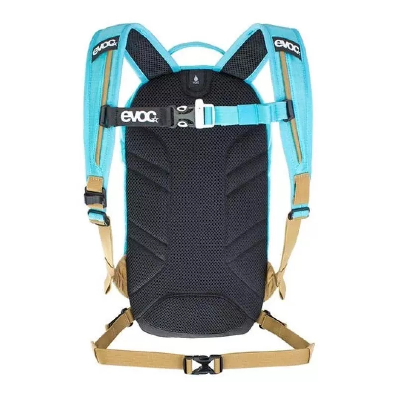 Mochila deportiva EVOC Joyride 4 azul oro 5L bolsa de agua 2L