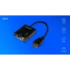 Adaptador HDMI-VGA con audio AK-76 Savio SAVAK-76