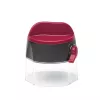 Picadora manual JATA HMAQ4508 negra rosa cuchilla de acero inoxidable