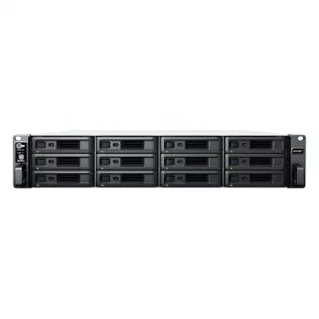 Synology RackStation RS2423+ servidor NAS/almacenamiento en rack (2U) Ryzen Embedded V1780B 8 GB DDR4 0 TB DiskStation Manager Negro, Gris