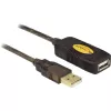 Cable USB DeLOCK 30 m USB2.0 USB A Negro