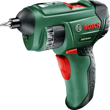 Bosch PSR Select, atornillador a batería, empuñadura de pistola, 240 rpm, 5 mm, 3,5 N⋅m, 4,5 N⋅m