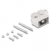 DeLOCK 67023 carcasa D-Sub para conector macho / hembra de 9 pines, acodada 90°, aleación de zinc