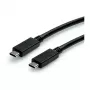 Cable USB ROLINE 11.02.9057 USB 3.2 Gen 2 1 m USB C negro