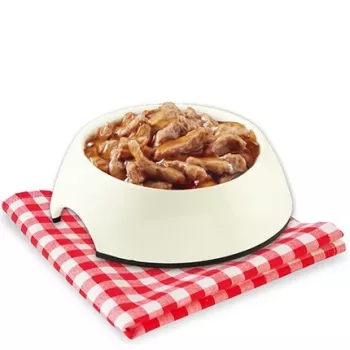 STUZZY Sfilaccetti con pescado blanco - Comida húmeda para perros - 100 g
