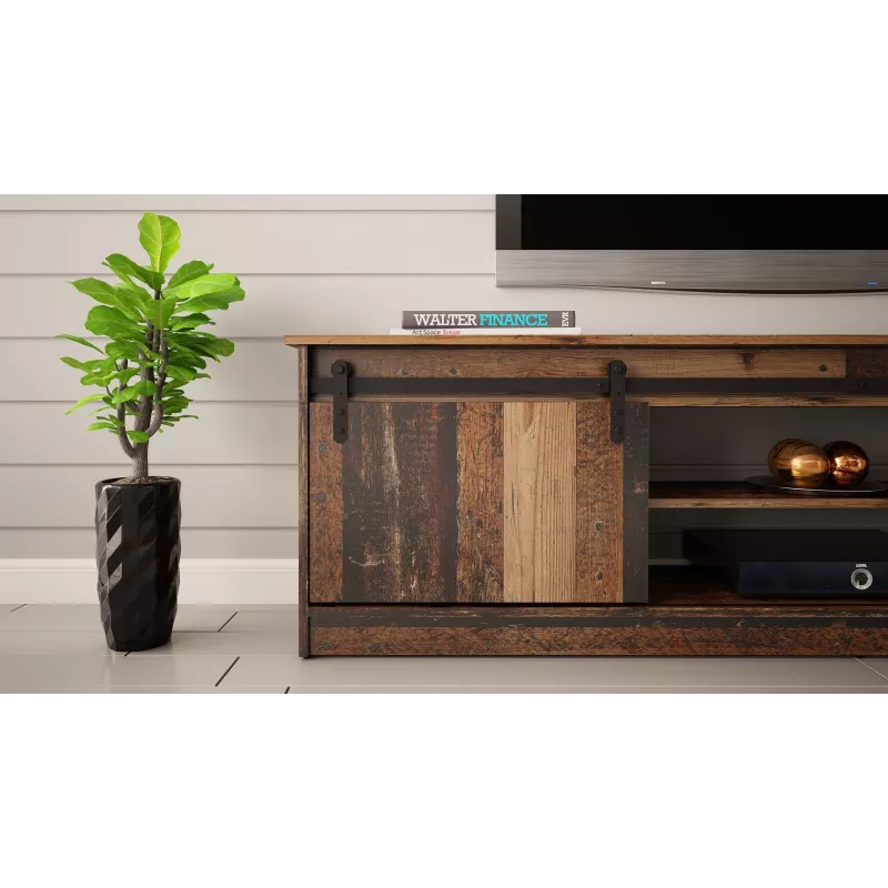 Mueble RTV GRANERO 200x56.7x35 madera vieja