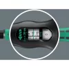 Llave dinamométrica con cuadradillo pasante Click-Torque Lock A 6 R/L negro/verde, salida 1/4 porta puntas, 2,5 a 25 Nm