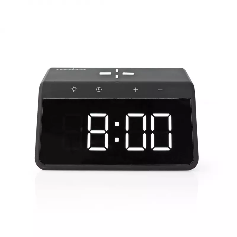 WCACQ30BK, Despertador digital, rectangular, negro, Acrilonitrilo butadieno estireno (ABS)