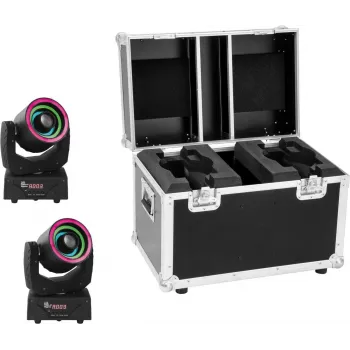Foco móvil spot EUROLITE TMH-41 10W LED 7 colores - dispositivo de iluminación de escenario, spot motorizado compacto