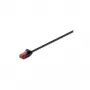 Wentronic Goobay cable de parcheo fino CAT 6, U/UTP, negro, 10 m - material de cobre (93730)