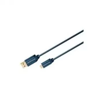 Cable USB ClickTronic 1,8 m USB 2.0 A-Mini-B m/m 1,8 m USB A Mini-USB B azul (70127)