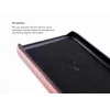 Carcasa trasera con ranura para tarjetas VixFox para iPhone X/XS — funda protectora rosa con compartimento para tarjetas