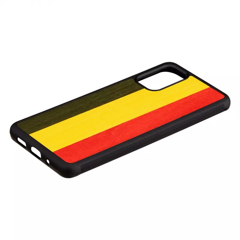Funda protectora Man and Wood Galaxy S20+ reggae negra