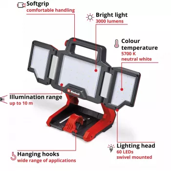 Fuente de alimentación Einhell 4514172 roja