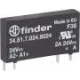 Relé de estado sólido para PCB Finder, serie 34 34.81.7.024.9024 corriente de carga 2 A tensión de conmutación 24 V/DC (34.81.7.024.9024)