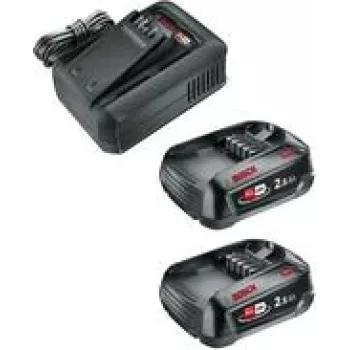 GARDENA 14914-20 kit de inicio QC AL 18V-44 + 2 x 2,5 Ah SoC batería de herramienta y cargador 18 V 2.5 Ah Li-Ion (14914-20)