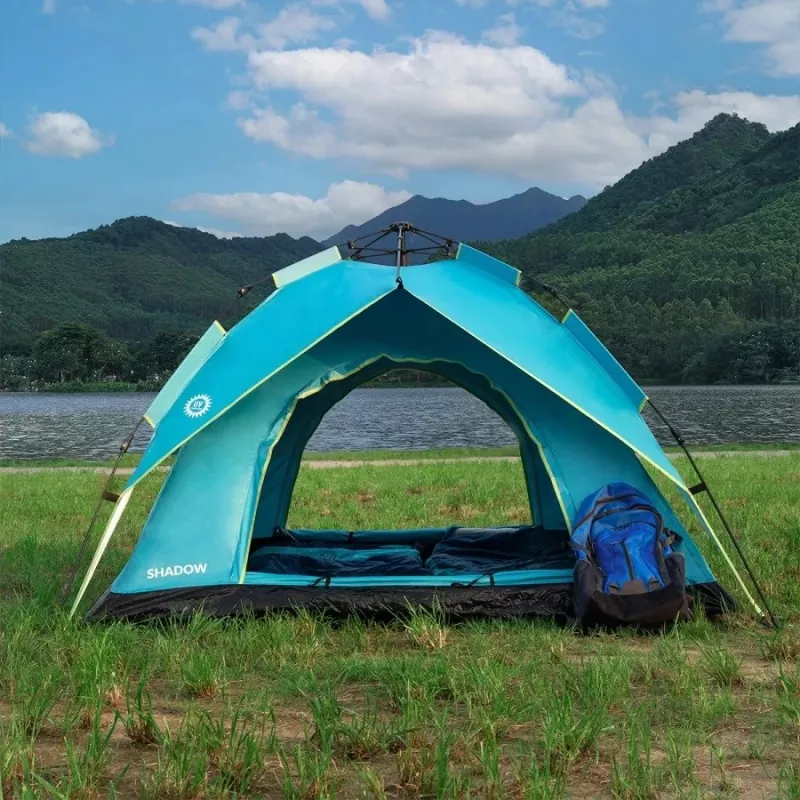 Tienda Shadow NILS Camp NC7819 para 3 personas azul