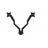 Soporte de mesa Arozzi | Neo Duo - Brazo de monitor con pistón de gas AZ-ALZARE-NEO-DUO-BK | Inclinación, giro, rotación | Peso máximo (capacidad de carga) 9 kg | Negro