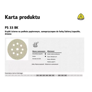 K.PUCK 225 PS33BK gr.150 OTW. GLS38 /50 uds.