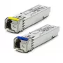 Módulo SFP WDM Extralink 1,25G, 1,25Gbps, 1310/1550nm, monomodo, 20km, LC, DOM, par, diseñado para HP/Aruba