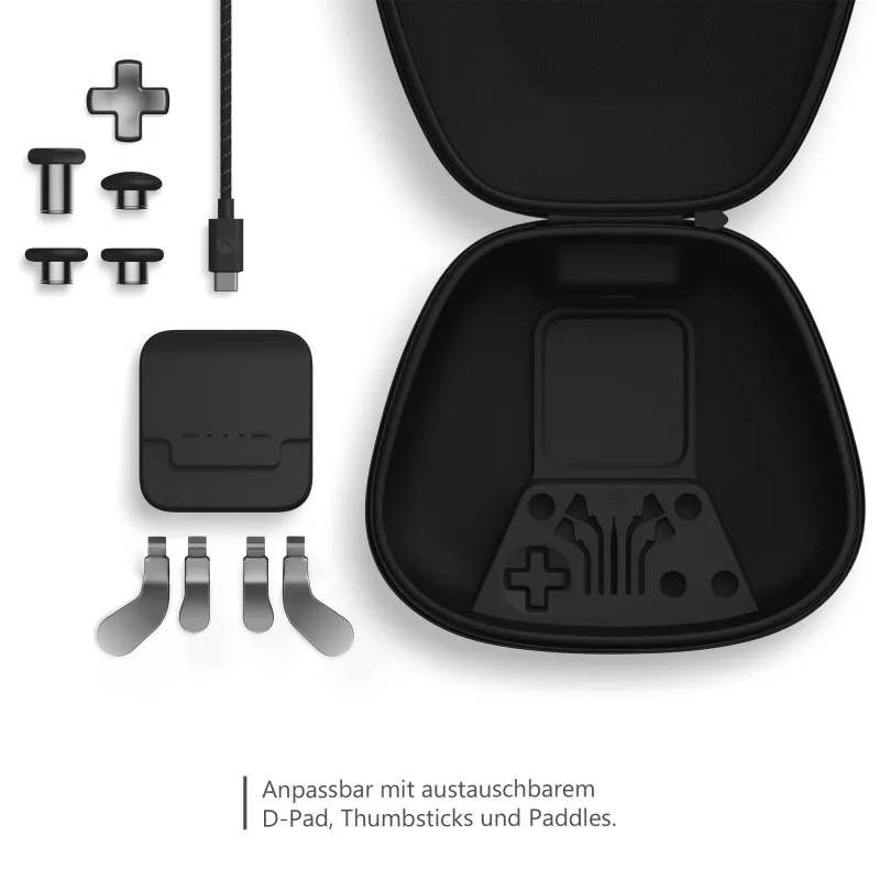 Funda para mando de gaming Microsoft Xbox Elite Wireless Controller Series 2 Complete Component Pack negro plata
