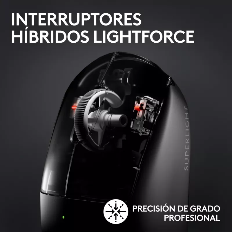 Logitech G PRO X SUPERLIGHT 2 LIGHTSPEED ratón gaming inalámbrico, blanco