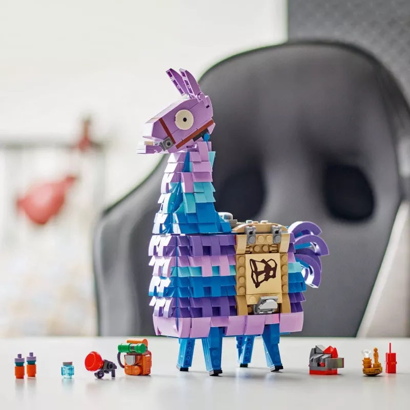 Juguete de almacenamiento LEGO 77071 Fortnite Lama Juguete de construcción – Unidad de almacenamiento y exposición LEGO